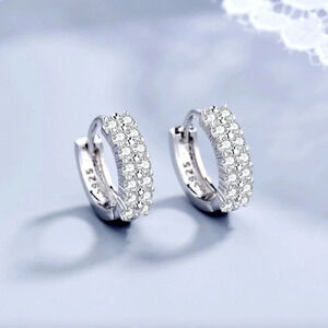 Elegant Silver Hoop Earrings
